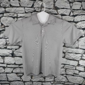 Under Armour Heat Gear Striped Embroidered Polo